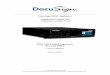 DocuSign HSM Appliance Hardware version 5.0 Firmware ... · 3.4 DocuSign HSM API All requests for cryptographic services are done through the DocuSign HSM Appliance API. This API,