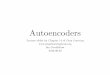 Autoencoders - Deep LearningAutoencoders with nonlinear encoder functions f and nonlinear decoder func-tions g can thus learn a more powerful nonlinear generalization of PCA. Unfortu-