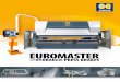 EUROMASTER - HACO · - The compact assembly ensures optimum working area for the material and operator. - Fast and complete manual adjustment over the machine length (optional: CNC-driven)