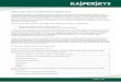 Kaspersky Lab Scan Exclusions by Application Lab Scan Exclusions.pdfKaspersky Lab Scan Exclusions by Application One of the first steps in the implementation of antivirus protection
