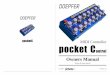 pocketC MIDI Controller pocket C - Doepfer manual_e.pdf · MIDI OUT is a data merge of MIDI in and data generated by the pocketC . There is no use for a separate MIDI thru with this