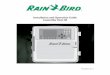 Installation and Operation Guide Controller Unit IMww3.rainbird.com/documents/turf/man_IM.pdf · Safety information ii Warning! Important safety information and warning messages appear