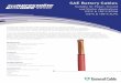 SAE Battery Cables · 2018-08-02 · SAE Battery Cables Suitable for Power, Ground and Starter Applications 125°C & 150°C EPDM 125°C & 150°C XLPE Prestolite Wire Brand of battery