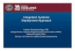 Integrated Systems Deployment Approach - Amazon S3 · Integrated Systems Deployment Approach Heather Woodward-Hagg, PhD Acting Director, Veterans Engineering Resource Center (VERC)