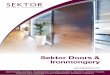 Sektor Doors & Ironmongery - RIBA Product Selector 9 PARTITIONIN OOR RONMONGER LAZIN LIND RAPHIC ASYFI