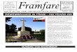 FREE Earl Framfareframfare.onesuffolk.net/assets/Uploads/2018-11-Framfare-Nov.pdf · 1918 what was known as The Great War came to an end at 11am on Monday 11th November with the signing