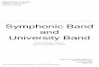 Symphonic Band and University Band - Illinois State Symphonic Band and University Band Dan Dietrich,