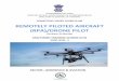 COMPETENCY BASED CURRICULUM REMOTELY PILOTED … RPA-Drone Pilot_CTS_NSQF-4.pdf · (UAV) which is a flying robot and can fly autonomously through software-controlled flight plans