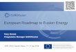 European Roadmap to Fusion Energy · despite-renewables-surge. 2 F. Wagner, Eigenschaften einer Stromversorgung mit intermittierenden Quellen, Proc. Deutsche Physikalische Gemeinschaft,