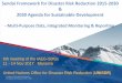 Multi-Purpose Data, Integrated Monitoring & …...Sendai Framework for Disaster Risk Reduction 2015-2030 & 2030 Agenda for Sustainable Development - Multi-Purpose Data, Integrated