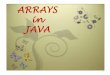 Arrays - BGUipc172/wiki.files/Class_Java_4.pdf · Arrays 2 Java programming language provides a data structure called the array ( ךרעמ), which can store a fixed-size sequential