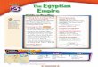 The Egyptian Empire · WH6.2 Students analyze the geographic, political, economic, religious, and social structures of the early civilizations of Mesopotamia, Egypt, and Kush. WH6.2.5