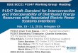 P1547 Draft Standard for Interconnection and Interoperability of ... · IEEE SCC21 P1547 Working Group Meeting P1547 Draft Standard for Interconnection and Interoperability of Distributed