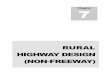 RURAL HIGHWAY DESIGN (NON-FREEWAY) · ODOT Highway Design Manual Rural Highway Design (Non-Freeway) § 7.2 - ODOT 4R/New Rural Expressway Design Standards 7-5 shoulder requires 2