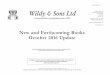 Wildy & Sons Ltd · 2016-10-14 · Wildy & Sons New and Forthcoming Books - October 2016 Publishing Highlights 9789041183880 International Arbitration and Forum Selection Agreements: