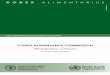 CODEX ALIMENTARIUS COMMISSION - FSSAI · The Procedural Manual of the Codex Alimentarius Commission describes the legal foundations and practical functioning of the Commission and