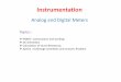 Analog and Digital Meters and Electronics/Intrumentation.pdf · Multirange ammeter :- More than one different ranges of current are available for measurement . The different ranges