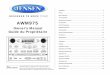 AWM975 - Jensen RV DirectAWM975 2 Thank You! Thank you for choosing a Jensen pr oduct. We hope you will find the instructions in this owner’s manual clear and easy to follow. If