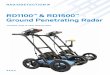 RD1100 & RD1500 Ground Penetrating Radar · RD1100 & RD1500 Ground Penetrating Radar Innovative tools for finding buried utilities RD1100 provides locate professionals, surveyors