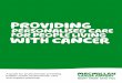 A guide for professionals providing holistic needs ... · Macmillan warmly welcomes the commitment to Personalised Care and the NHS Long-Term Plan1 that “every person diagnosed