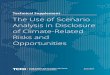 Technical Supplement The Use of Scenario Analysis in ... · 4 Scenario analysis differs from techniques such as sensitivity analysis, forecasting or value at risk (VaR). Sensitivity
