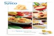 Sysco Cheese Cat · cheese ﬁ ts in with meal segments during any time of day – breakfast, brunch, lunch, hors d’oeuvres, dinner and dessert. From a simple garnish to the basis