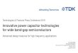 Innovative power capacitor technologies for wide band-gap ... · Innovative power capacitor technologies for wide band-gap semiconductors Advanced design features for high-frequency