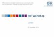 Risk Management Maturity Model (RM3) London Workshop - 6 … · 2020-01-14 · ORR protects the interests of rail and road users, improving the safety, value and performance of railways
