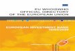 EUROPEAN UNION EU WHOISWHO OFFICIAL DIRECTORY OF THE ... · EUROPEAN INVESTMENT BANK 10/03/2020 Managed by the Publications Office ... Ms Chris BLADES Head of Division Financial Instruments