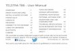 User Manual - ZTEztemobiles.com.au/downloads/User_guides/T86_Help.pdf · 2019-09-20 · telstra t86 - user manual overview insert your sim card. install a micro sd card phone calls