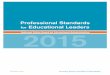 for National Policy Board for Educational Administration 2015njpsa.org/documents/pdf/ProfessionalStandardsfor... · 2016-10-12 · Professional Standards for Educational Leaders 2015