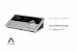 Quartet Quickstart Jan2013 V2 WEB - Apogee Electronics · Apogee Quartet is a professional USB audio interface designed to deliver the ultimate desktop recording experience to the