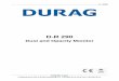 man dr290 uk - Monitoring Solutions · 2020-01-13 · The Durag D-R 290 opacity monitor can be used for continuous emissions monitoring in smokestacks, ex-haust ducts, and other similar