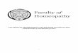 The Faculty of Homeopathy - VETERINARY …...the Royal College of Veterinary Surgeons, or other equivalent register recognised by the Faculty of Homeopathy. Candidates who change their