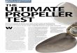 GROUP GEAR TEST THE ULTMI AT E P ROPELLER TEST · GROUP GEAR TEST THE ULTMI AT E P ROPELLER TEST Which is the best prop for your boat? In the most comprehensive test ever published,