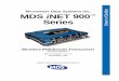 MDS Microwave Data Systems Inc. iNET 900 s Guide · User˜ s Guide MDS 05-2806A01, Rev. E.1 DECEMBER 2005 Wireless IP/Ethernet Transceiver Firmware Release 4 MDS iNET 900™ Series