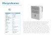 70 Pt. Dehumidifier with Built-In Pump...The Keystone 70-pint dehumidifier features a built-in worry-free pump that allows the unit to continuously discharge water upward to drain