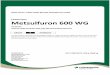 Cheminova Metsulfuron 600 WG...READ SAFETY DIRECTIONS BEFORE OPENING OR USING Cheminova Metsulfuron 600 WG Herbicide ACTIVE CONSTITUENT: 600 g/kg METSULFURON METHYL GROUP B HERBICIDE