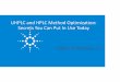 UHPLC and HPLC Method Optimization · 2017-07-11 · What Worked in the Past May Not Be a Best Practice Today! Page 4 400 bar Instruments 250 mm length 5 µm particles 3.5 µm particles