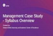 Management Case Study - Syllabus Overview. MCS - for academics.pdfOverall performance - May 2019 Management Case Study Exam • Overall, candidate performance was poorer than expected