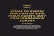 WHAT TO KNOW FOR CRM IN 2018 FROM KERN’S 2017 CRM ......From acquisition to winback, technology enablement to the importance of having partners, ... Marketers have had to rethink