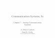 Communication Systems, 5ebazuinb/ECE4600/Ch07_02.pdfCommunication Systems, 5e Chapter 7: Analog Communication Systems A. Bruce Carlson ... block diagram (b) amplitude response Figure