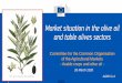 Market situation in the olive oil and table olives sectors · olive oil and table olives sectors ... Average previous 3 MY (inward processing) tonnes 183 846 65 515 56 290 121 666