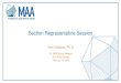 Section Representative Session - MAAsections.maa.org/florida/MAA_SRP_2019.pdf · Denver, CO Eugenia Cheng delivers her invited address, “Inclusion-Exclusion in Mathematics: Who