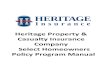 Heritage Property & Casualty Insurance Company Select Homeowners … · 2014-05-21 · Heritage Property & Casualty Insurance Company Select Homeowners HO-RM-1 09/2012 RATING & DEFINITIONS