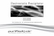 Electrostatic Precipitator€¦ · Electrostatic Precipitator up to 98% 0 up to 97% 1 up to 98% E ESP1500E ESP3000E ESP4500E TECHNICAL & OPERATION MANUAL ESP operation instructions_JUNE