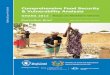Comprehensive Food Security Fighting Hunger Worldwide ... · The food security challenges in these regions are con rmed by the results from the CFSVA which were severely food insecure,