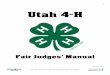 1 Utah 4-H · 2017-07-20 · 2 . Utah State University is an affirmative action/equal opportunity institution. The Mission of Utah 4-H is to assist youth in acquiring the knowledge,