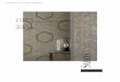 SAHCO Fine WAllCOvering S 2013 · Wallcovering / Tapete MONA W117-02 Left page / Linke Seite: Wallcovering / Tapete MONA W117-02 A screen printed poppy flower, with its pixels arranged