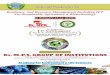 Dr. M.P.S. GROUP OF INSTITUTIONS · 2019-01-03 · Welcome Message Dear Sir/Madam, Greetings from the Dr M.P.S. Group of Institutions, Agra and Academy for Environment and Life Sciences,